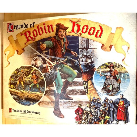 Legends Of Robin Hood Board Game Avalon Hill 1991Complete Fantasy Adventure - Picture 8 of 8